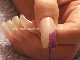 nail art pen de color lila