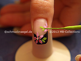 Nail art liner de color verde claro