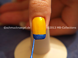 Nail art liner de color azul