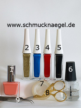 Productos para mariposas motivo de primavera para las uñas - Esmalte, Nail art liner
