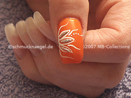 Nail art pen de color blanco