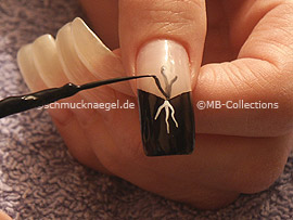 nail art liner de color negro