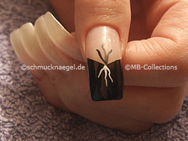 nail art liner de color negro