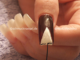 nail art liner de color negro