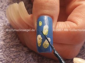 nail art liner de color verde