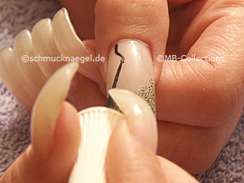 nail art liner de color negro