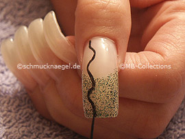 nail art liner de color negro