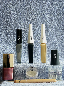 Productos para uñas esteticas en cobertura - Nail art bouillons, Esmalte, Nail art liner, Spot-Swirl, Esmalte transparente