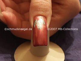 nail art liner de color plata
