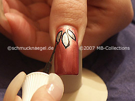 nail art liner de color negro