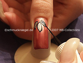 nail art liner de color negro