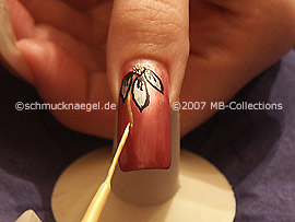 nail art liner de color oro-metálico, spot-swirl, nail art bouillons y esmalte transparente