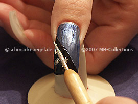 polvo de color plata y spot-swirl
