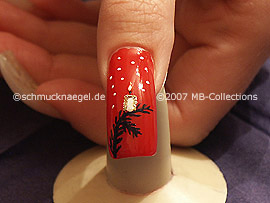 nail art pen de color blanco