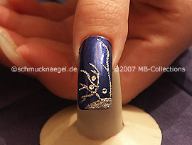 esmalte transparente, spot-swirl y piedras strass