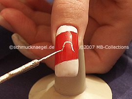 Nail art liner de color oro