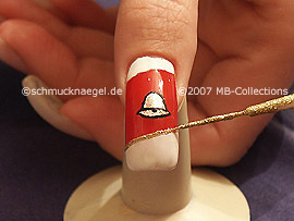 Nail art liner de color oro