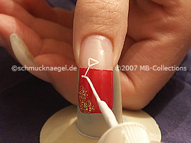 Nail art liner en blanco