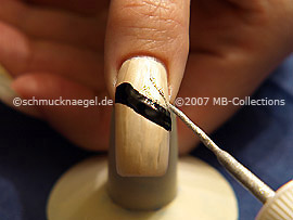 Nail art liner en plata-Glitter