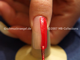 Try to apply evenly the colour