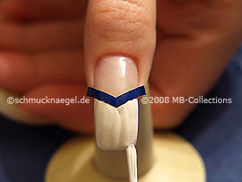 Nail lacquer in the colour white