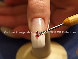 Different strass stones and spot-swirl