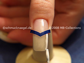 Nail lacquer in the colour white