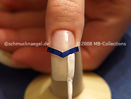 Nail lacquer in the colour white