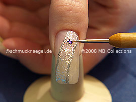 Stellar strass stones in violet