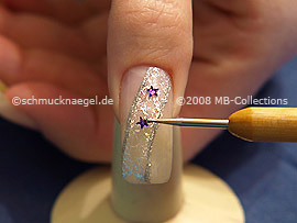 Stellar strass stones in violet