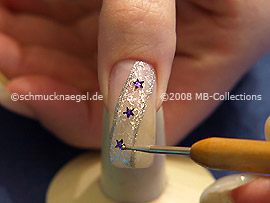 Stellar strass stones in violet