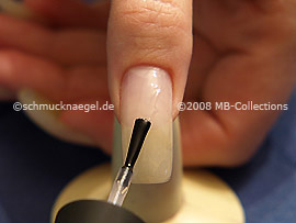 Clear nail lacquer