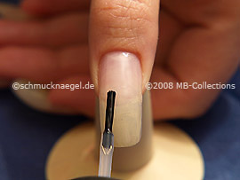 Clear nail lacquer