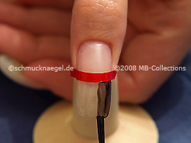 Nail lacquer in the colour black