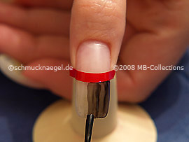 Nail lacquer in the colour black