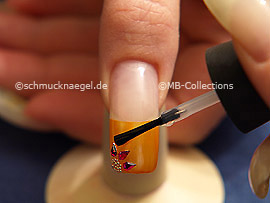 Clear nail lacquer