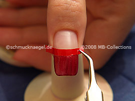 Remove the French manicure template