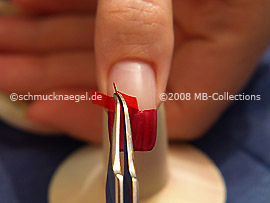 Remove the French manicure template