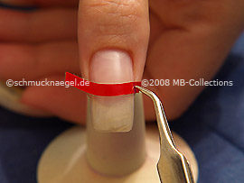 French manicure template Classic