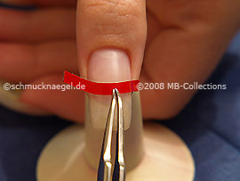 French manicure template Classic