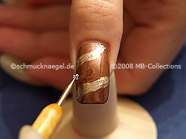 Nail art bouillons in silver