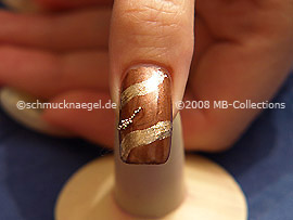 Nail art bouillons in silver