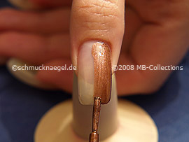 Try to apply evenly the colour