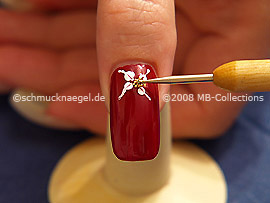 Nail art bouillons in gold