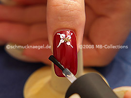 Clear nail lacquer
