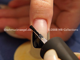 Clear nail lacquer