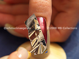 Metallic foil and the spot-swirl