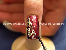 Clear nail lacquer