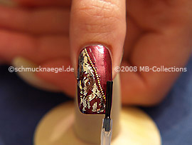 Clear nail lacquer