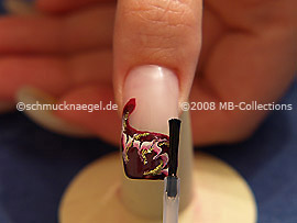 Clear nail lacquer